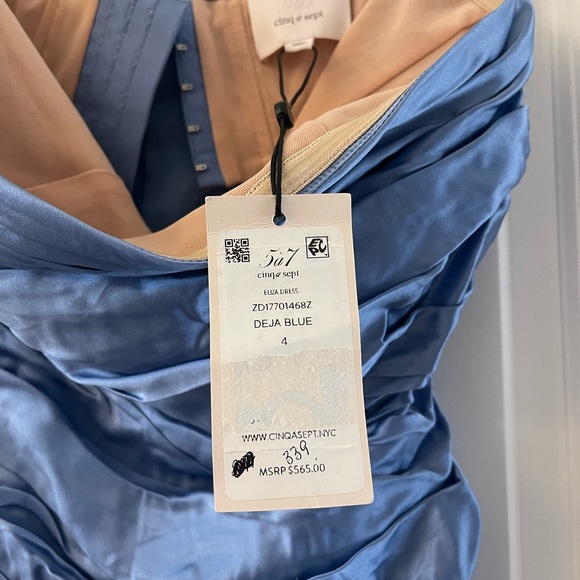Cinq a Sept Eliza Dress in DejaBlue Size 4 NWT - Picture 6 of 10
